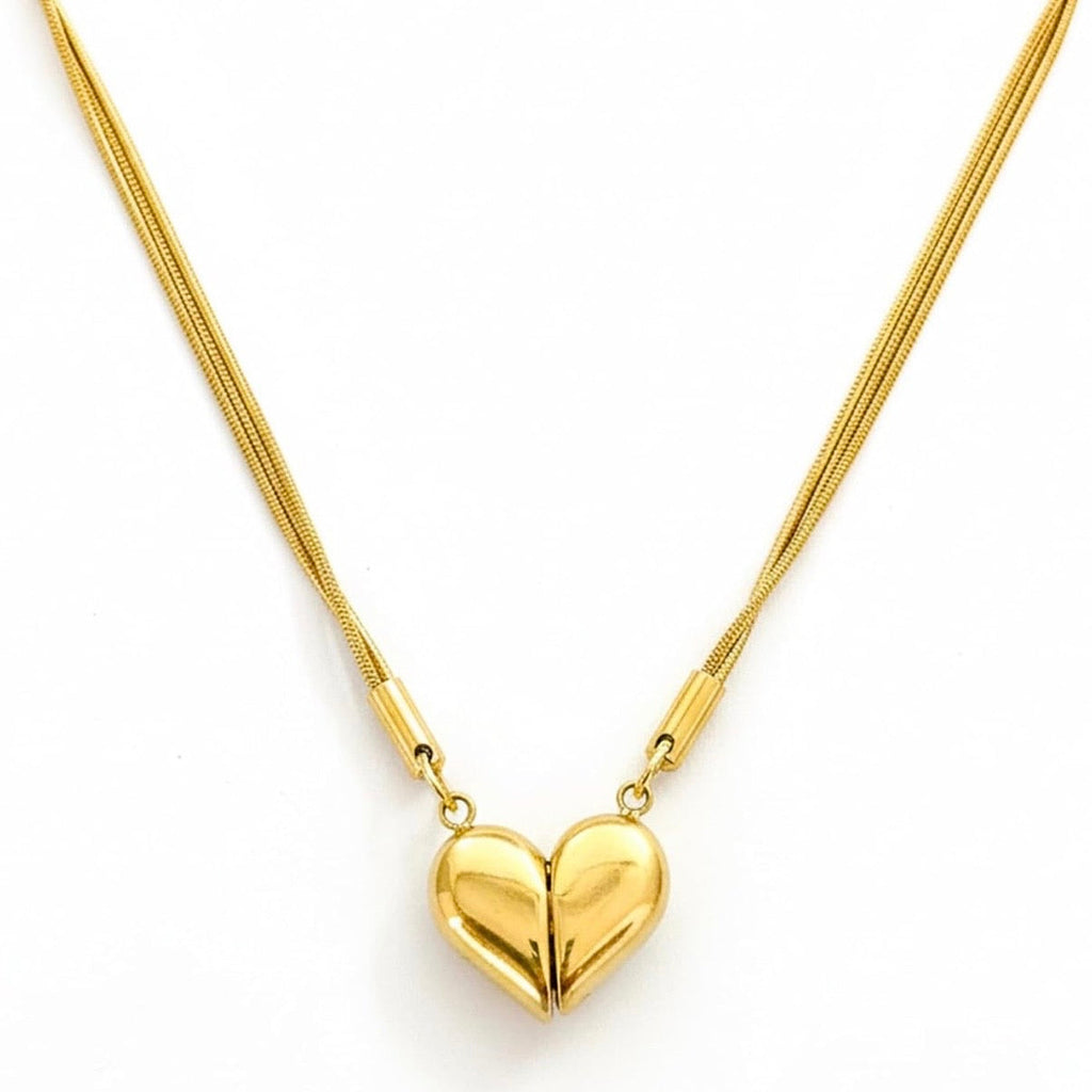 Heart Megnat pendant Necklace