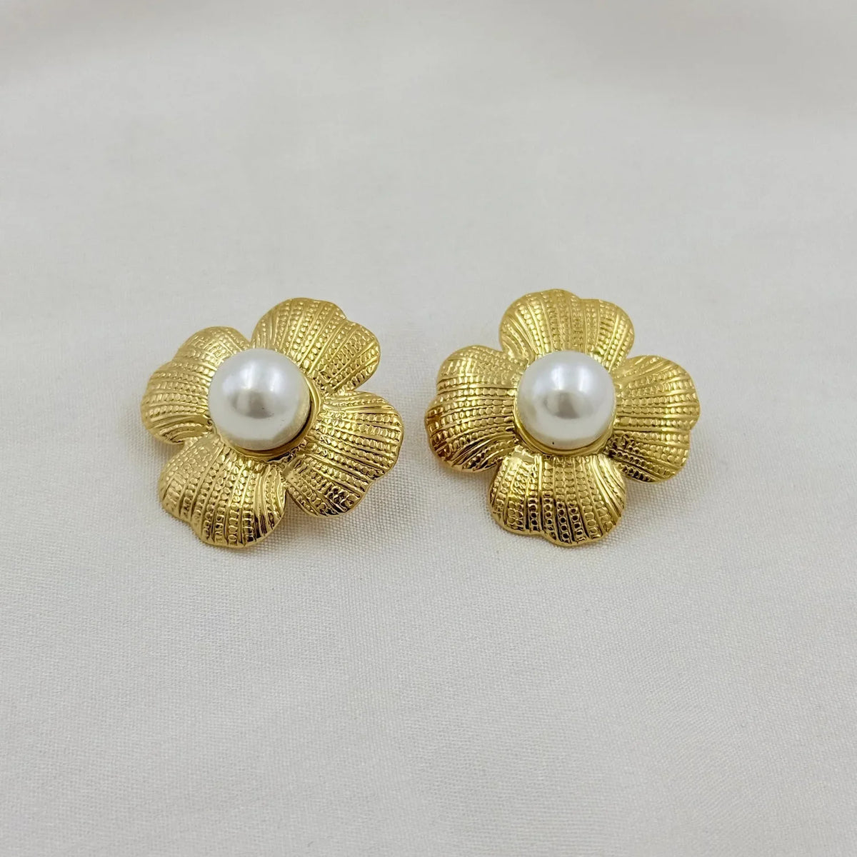 Bloom Pearl Studs