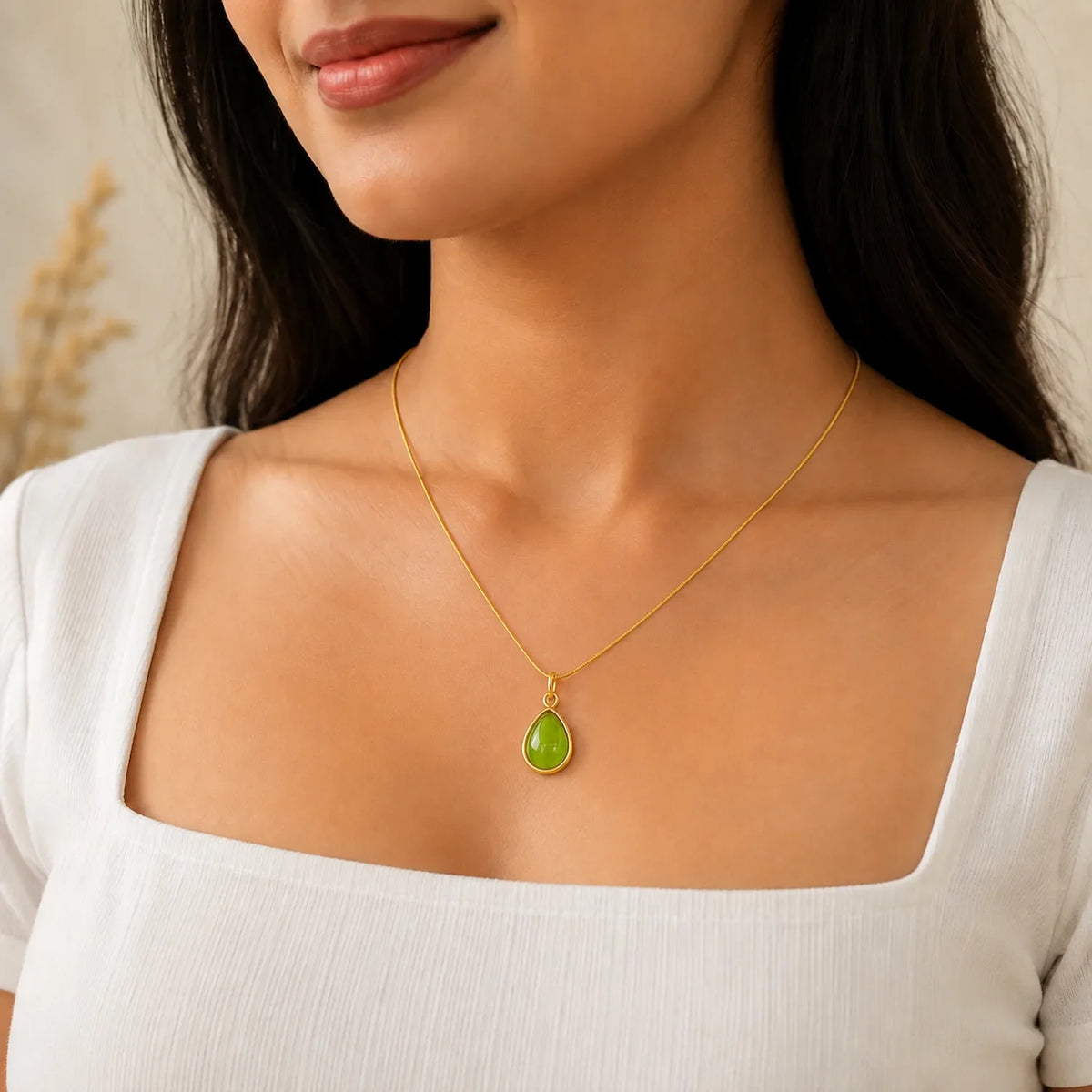 Water Drop Pendant Necklace