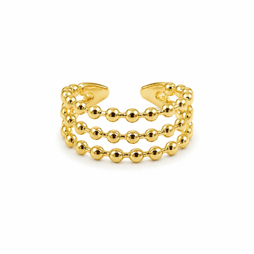 3 layred Dotted Ring