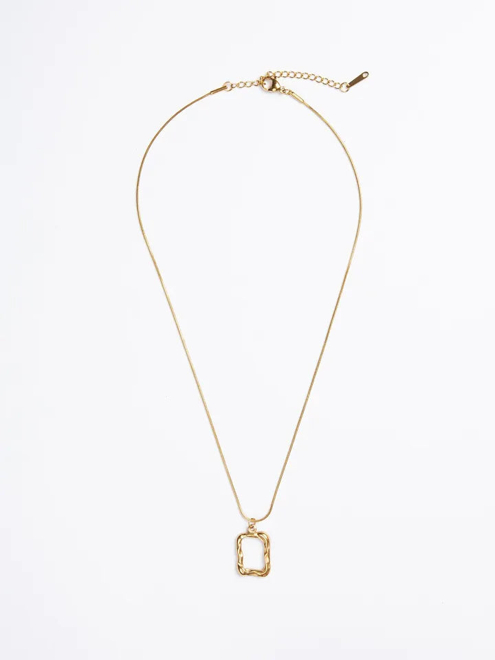 Molten Frame Necklace