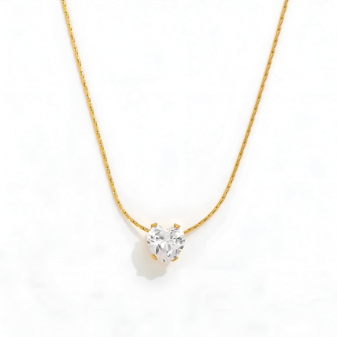 Heart Baby Diamond Necklace