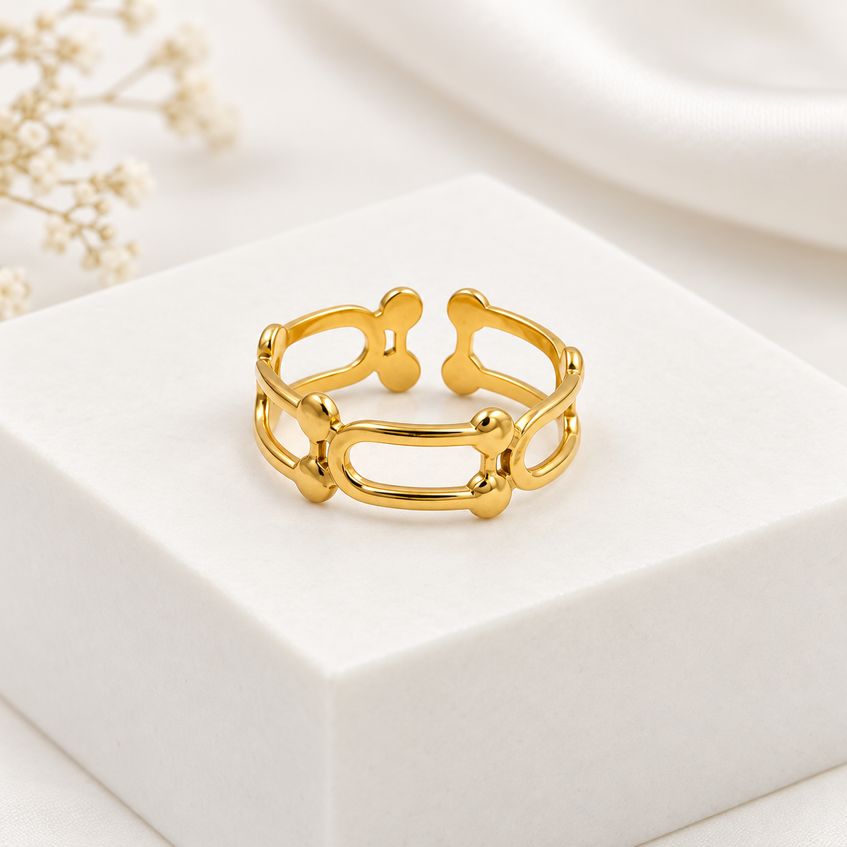 Paperclip Link Ring