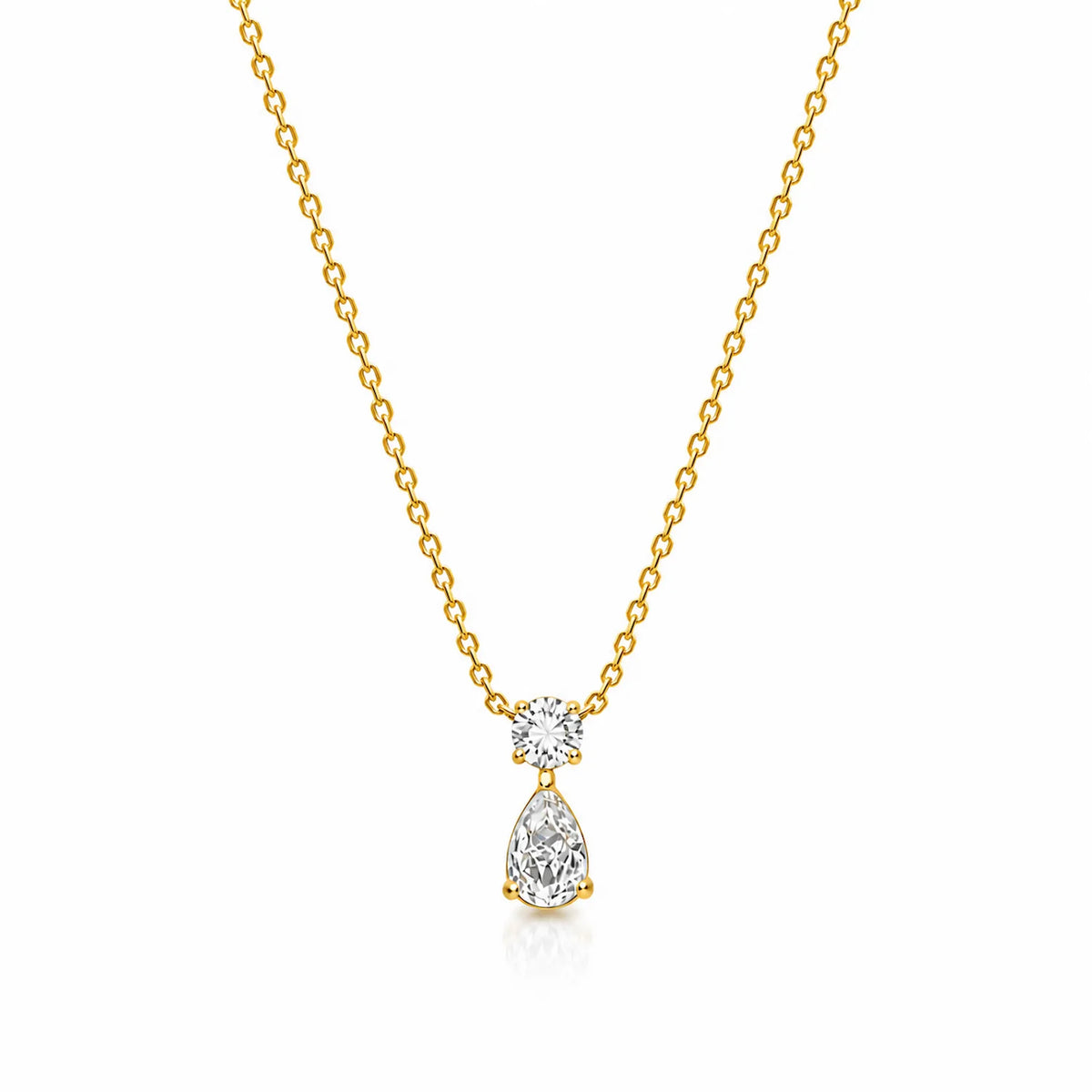 Circle Drop Necklace