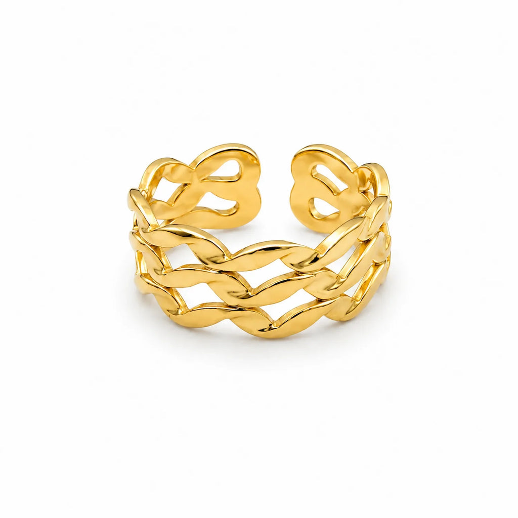 Weaved line Ring