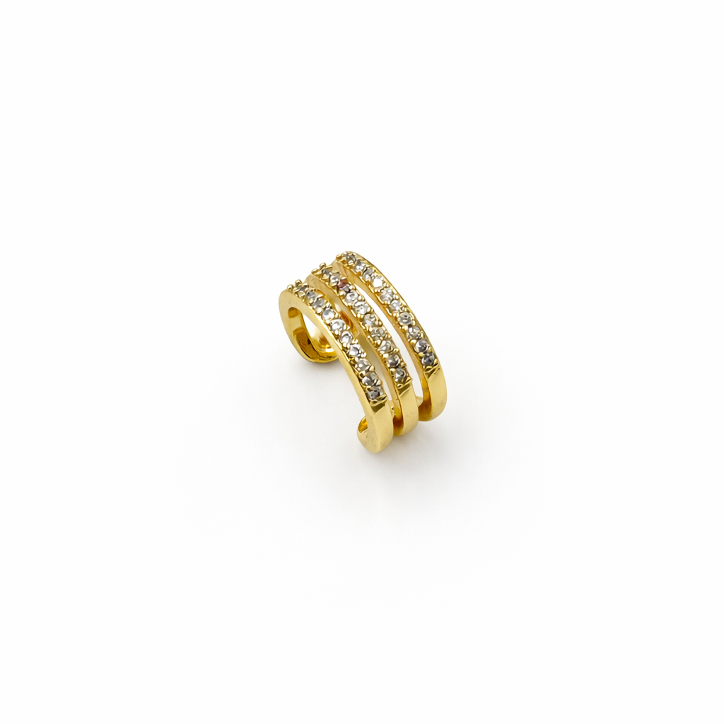 Diamond Drift Ear Cuff