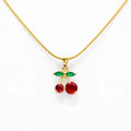 Cherry Spark Necklace