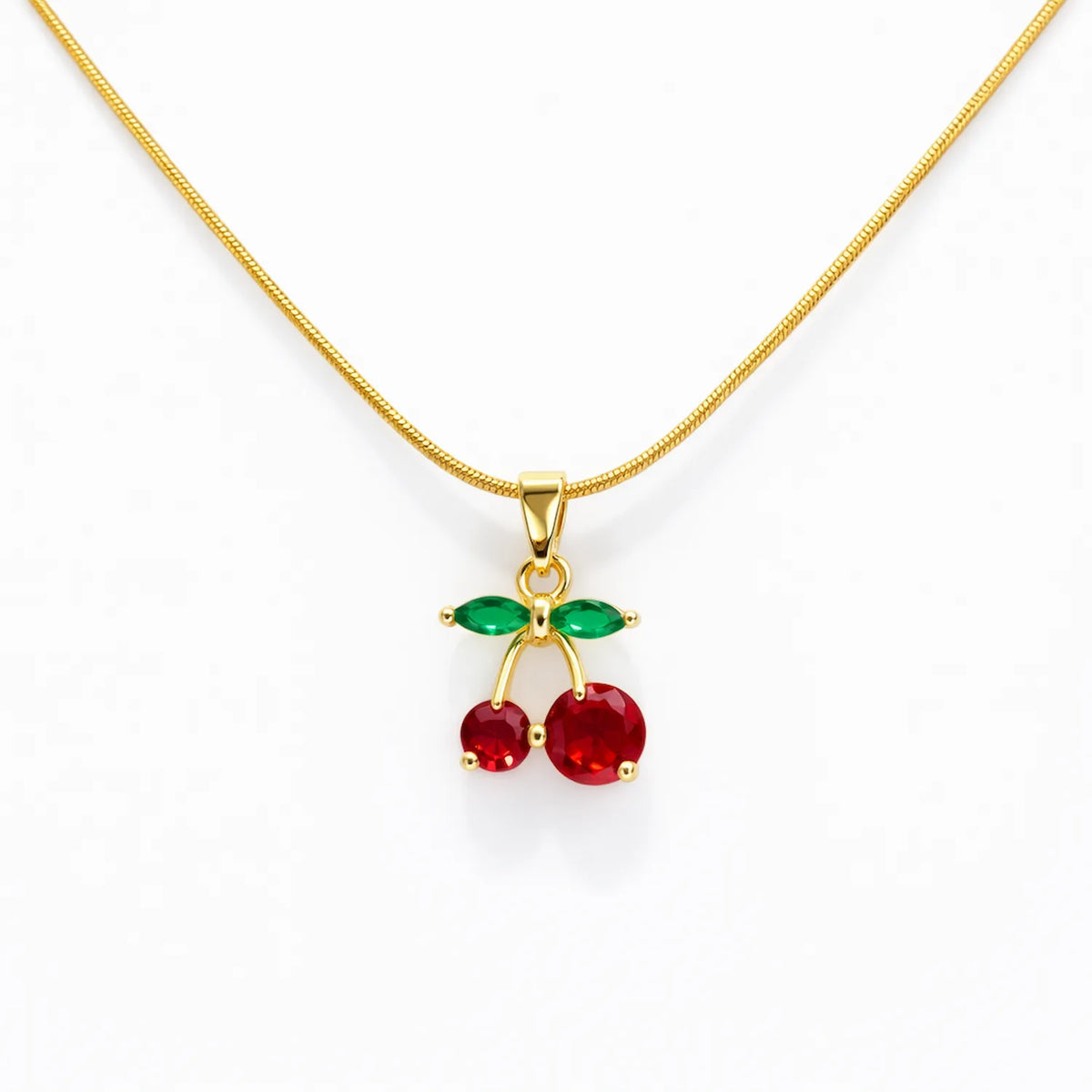 Cherry Spark Necklace