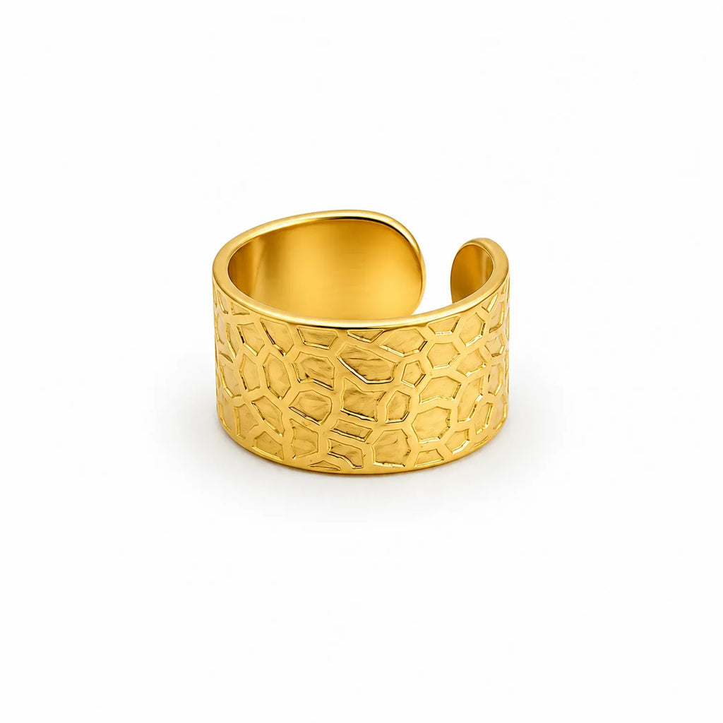 Crumble Paper Texture Ring