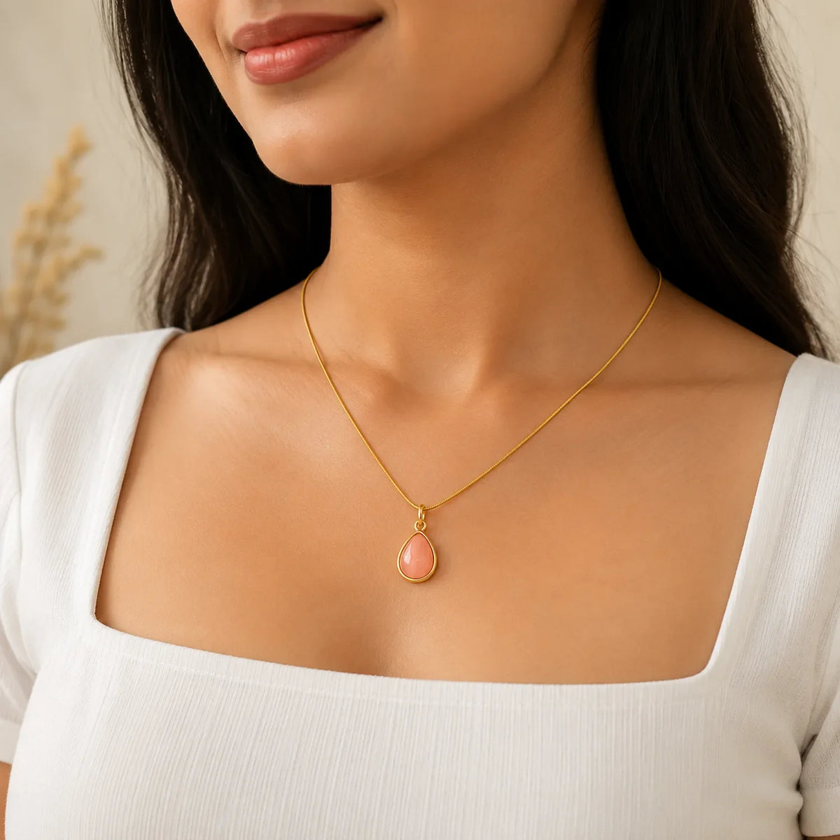 Water Drop Pendant Necklace