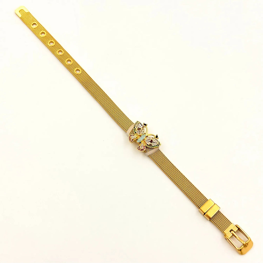 Butterfly Watch Belt Bracelet