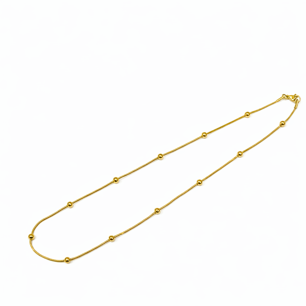Golden Dots Grace Necklace