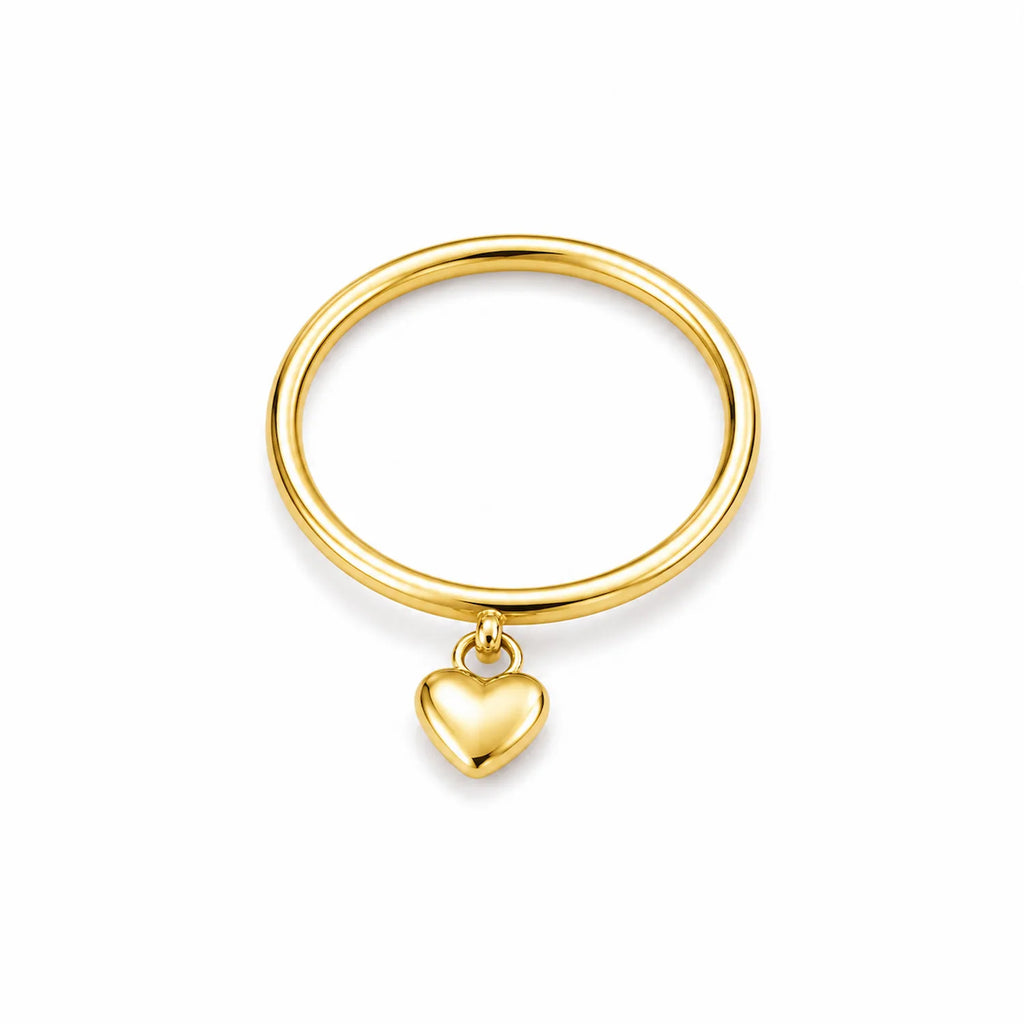 Dangling heart Ring