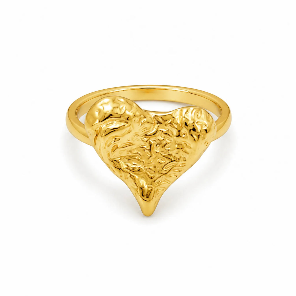 Messy Heart Ring