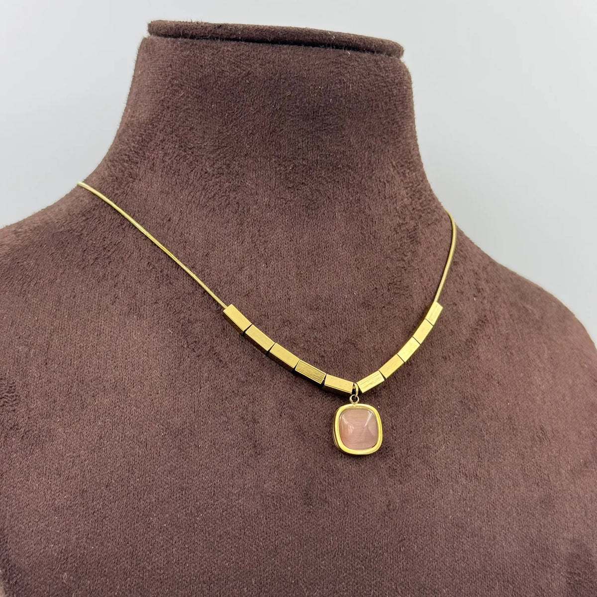 Crystal Cubes Necklace