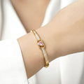 Heart Shape Crystal Kada