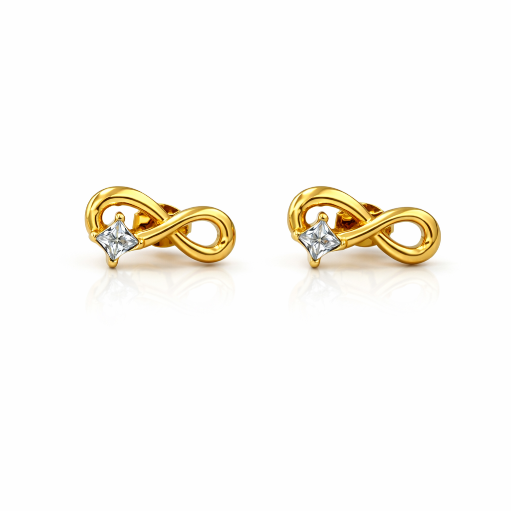 Infinity Diamond Earrings