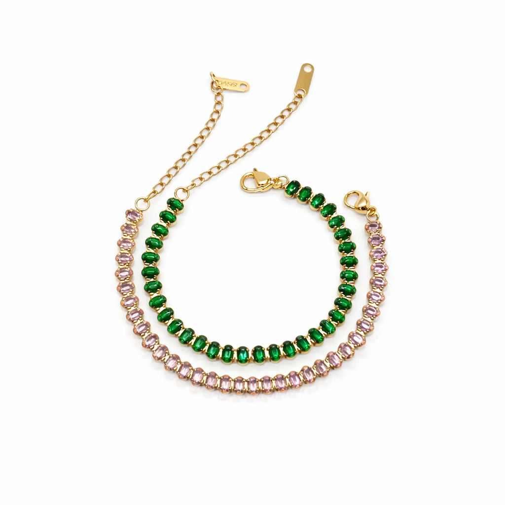 Shine Stack Tennis Bracelet