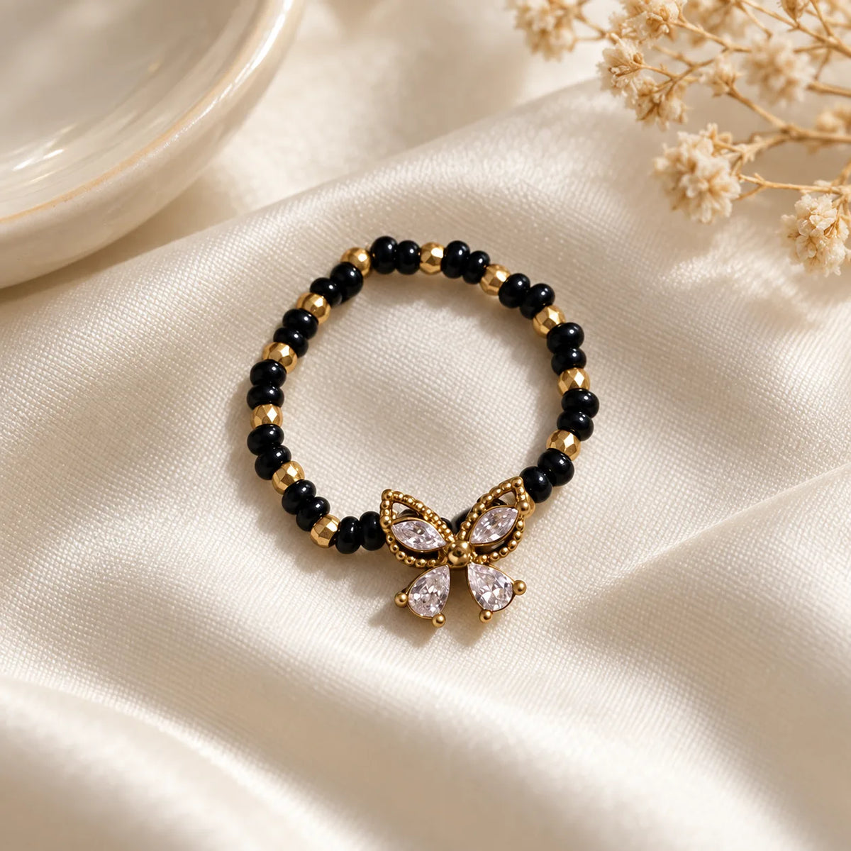 Aarvi Butterfly Mangalsutra Ring