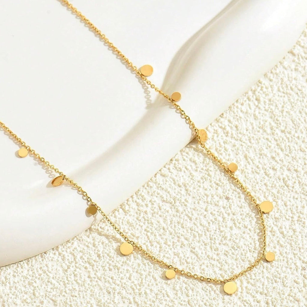 Disc Charm Necklace