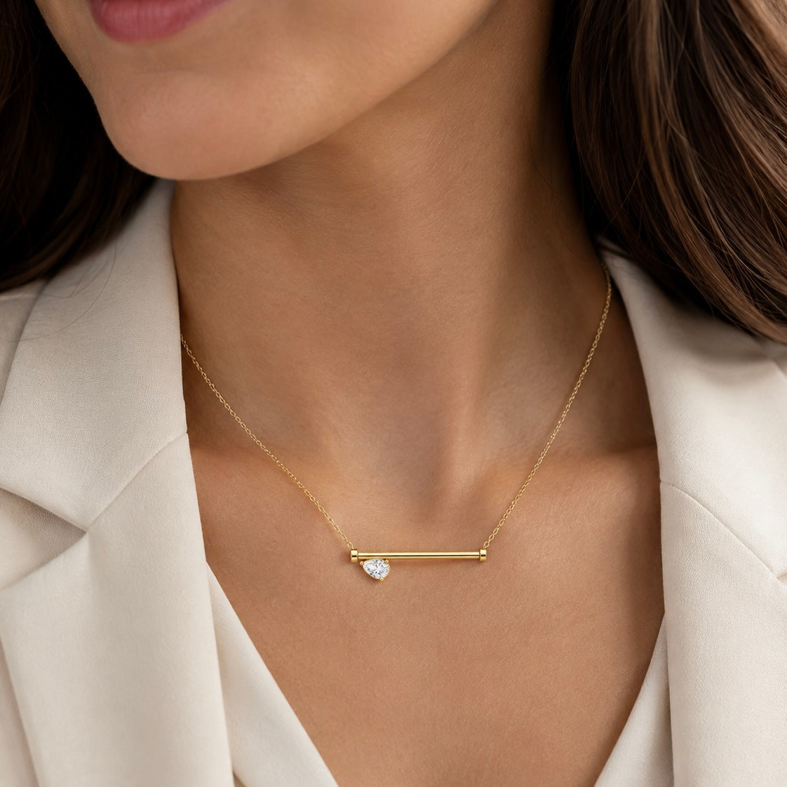 Drop Bar Necklace