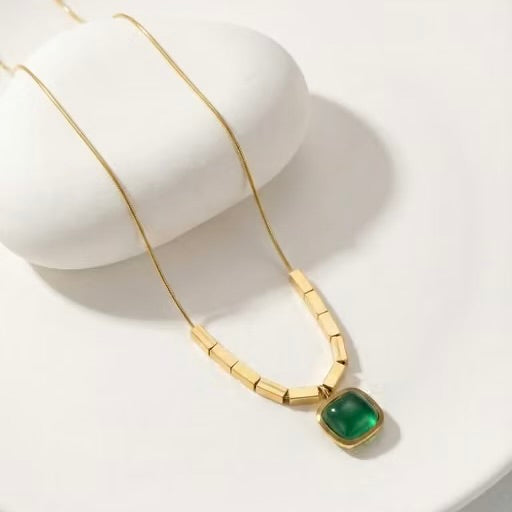 Crystal Cubes Necklace