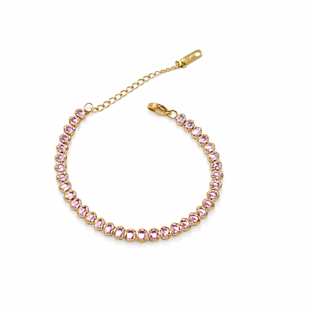 Shine Stack Tennis Bracelet