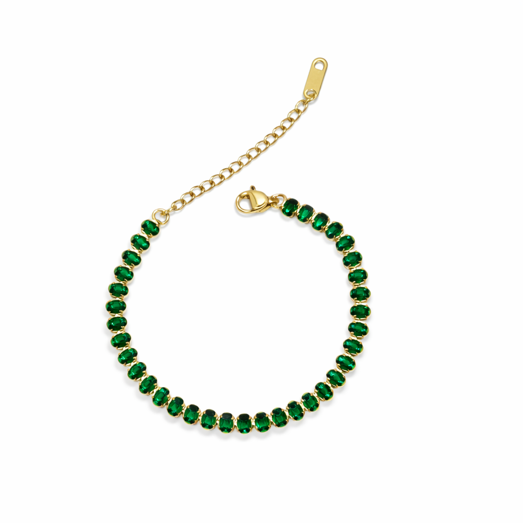 Shine Stack Tennis Bracelet