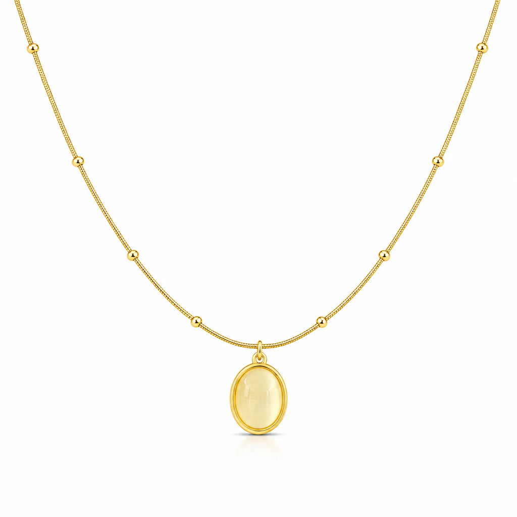 Cat Eye Stone Necklace
