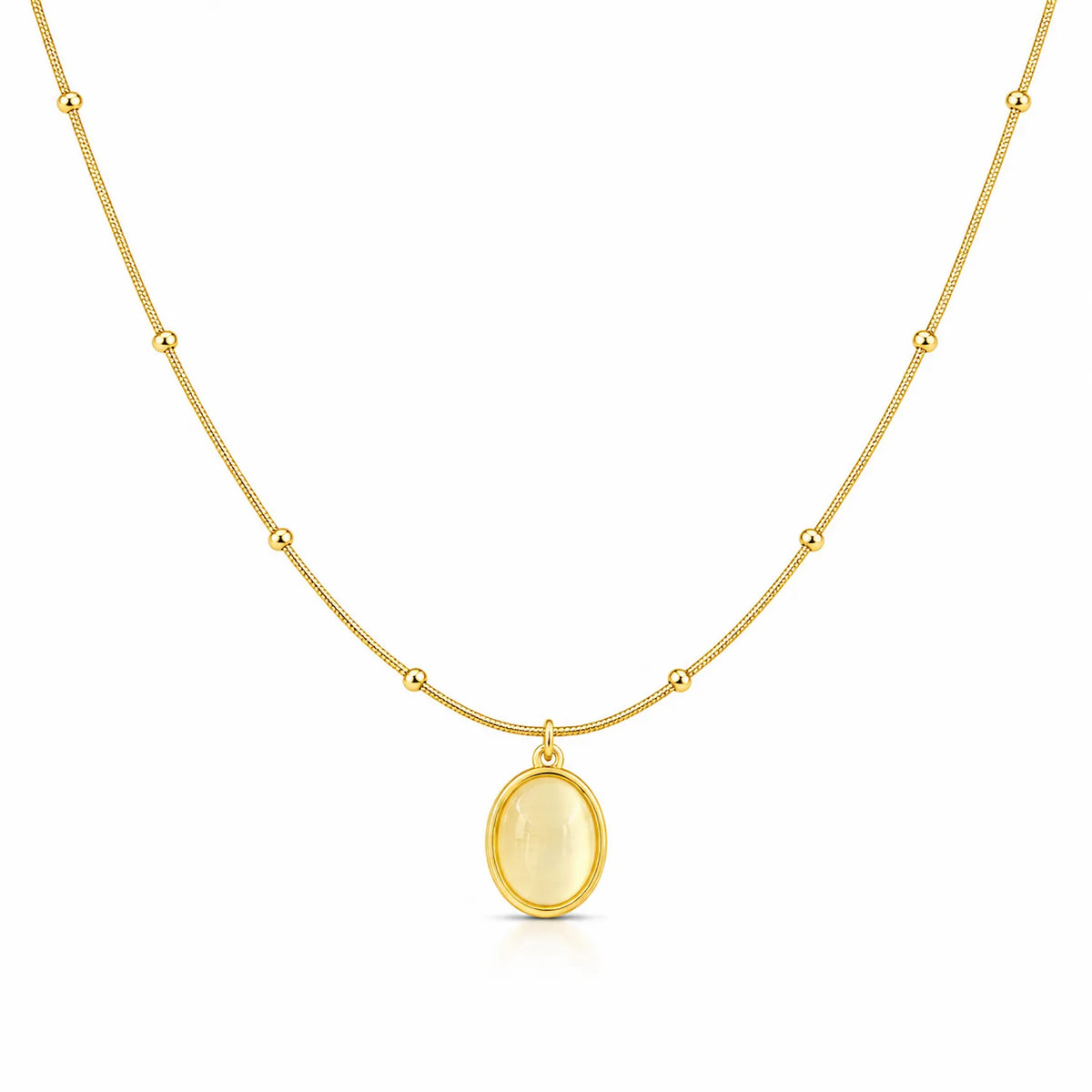 Cat Eye Stone Necklace