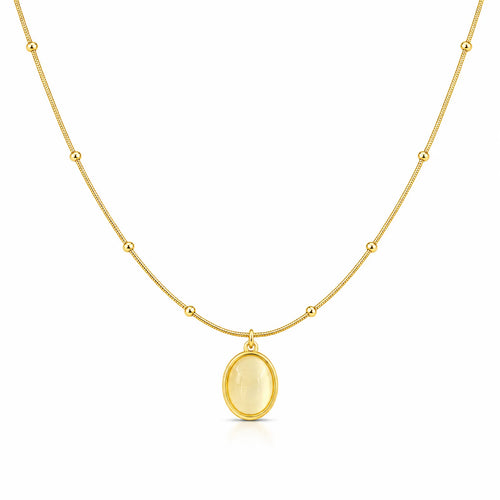 Cat Eye Stone Necklace