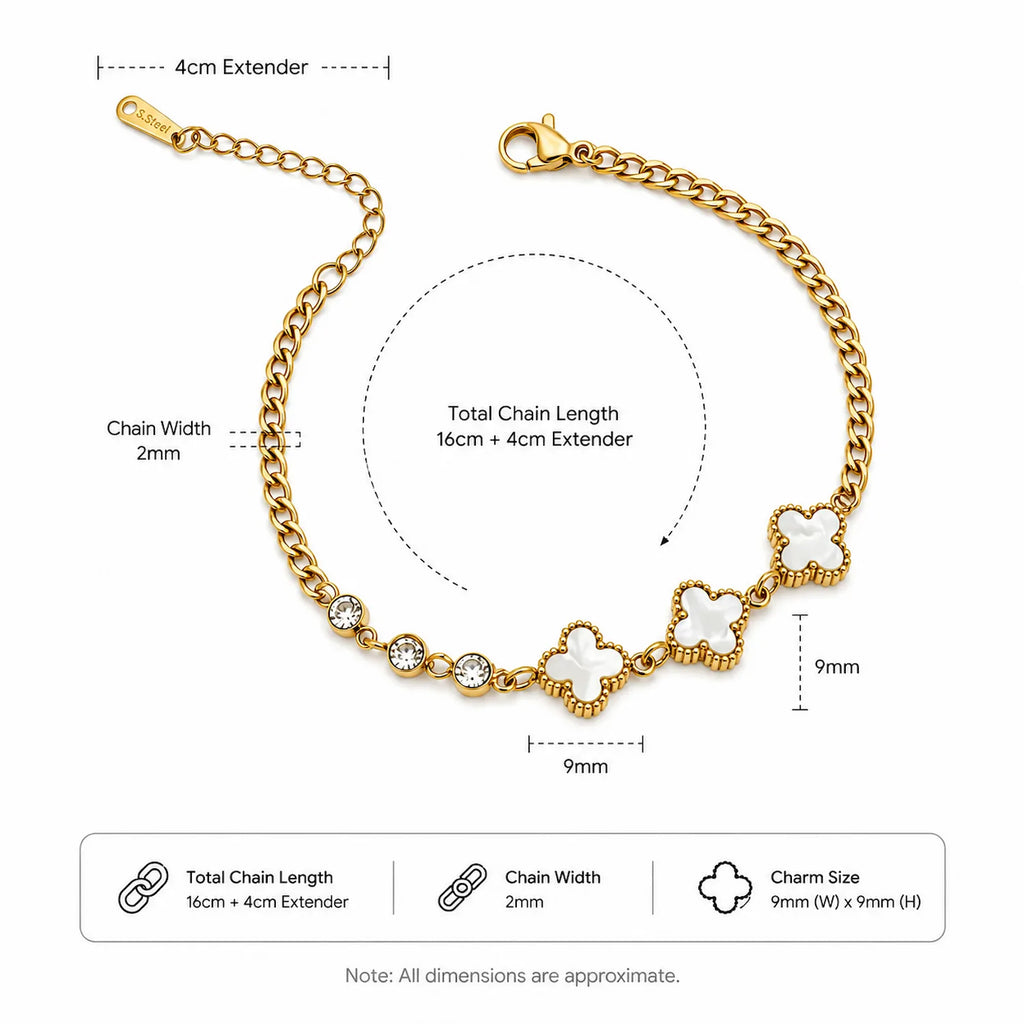 Clover Diamond Bracelet