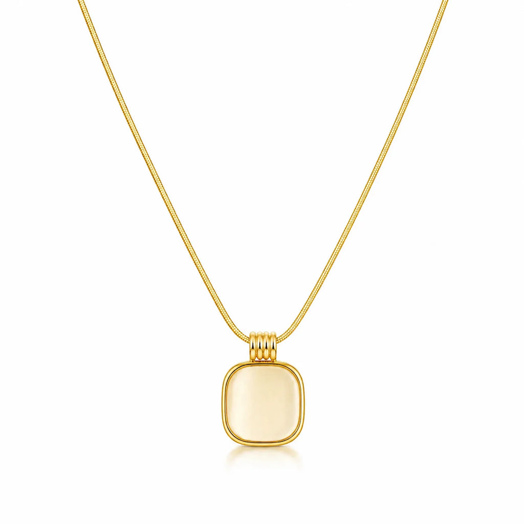 Cream Stone Necklace
