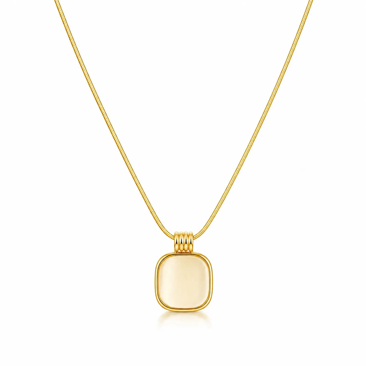 Cream Stone Necklace