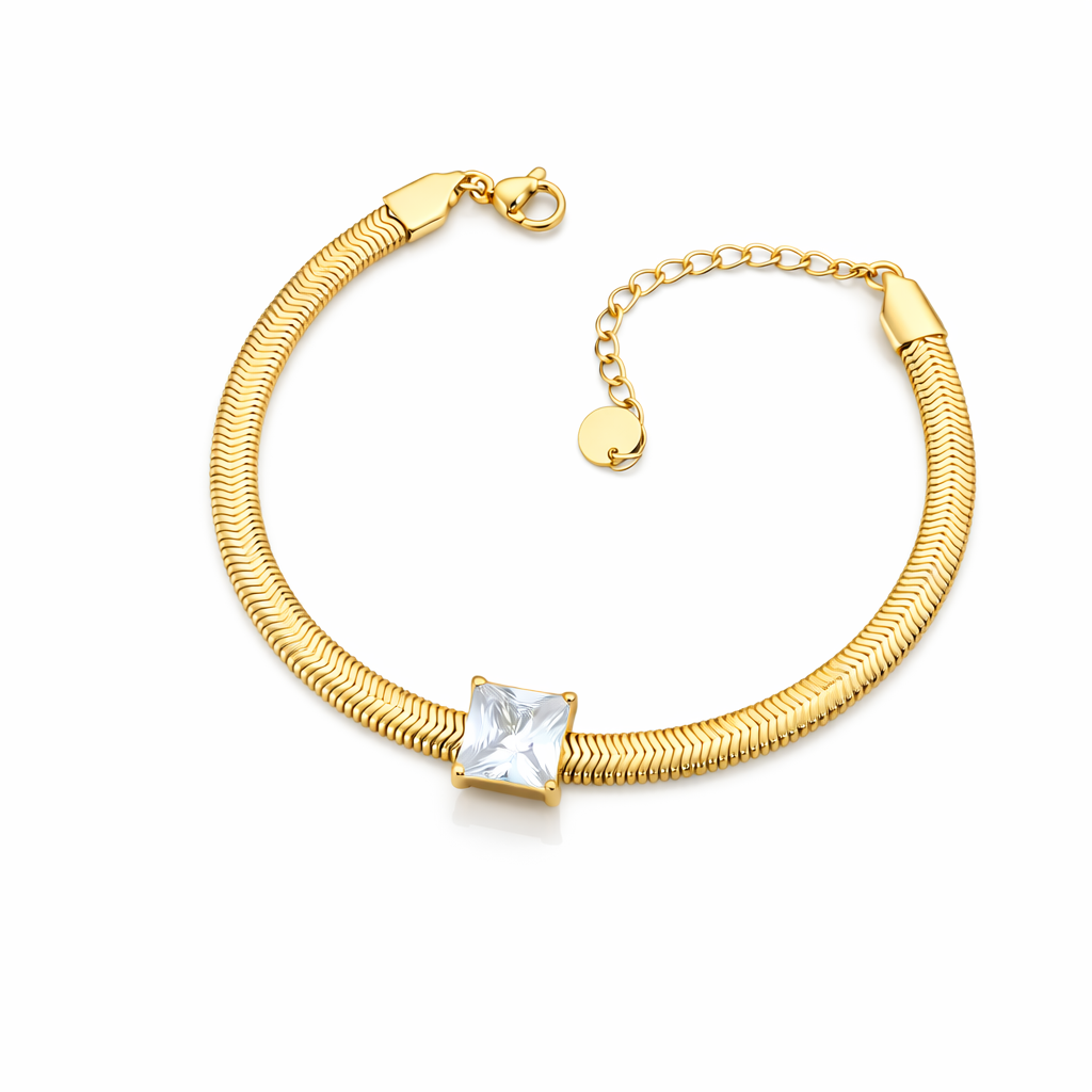 Crystal White Stone Bracelet