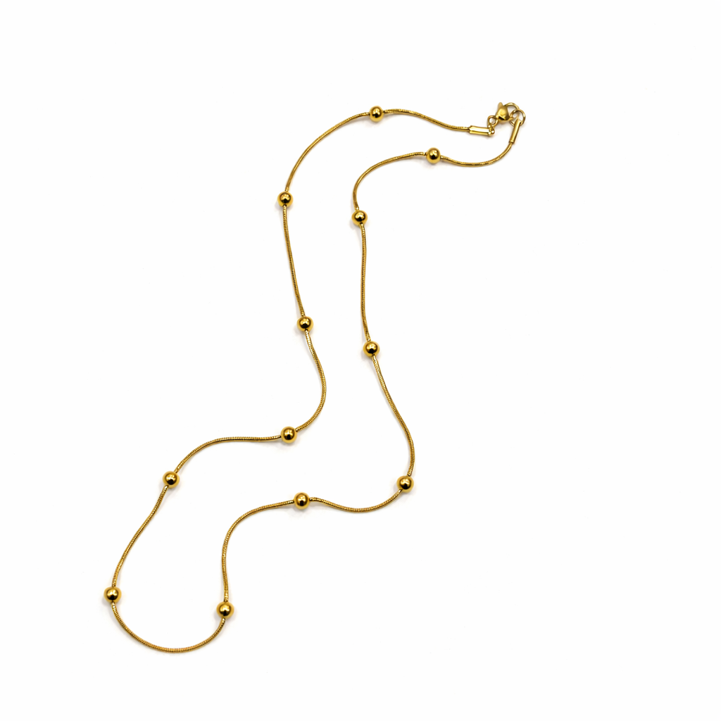 Golden Dots Grace Necklace