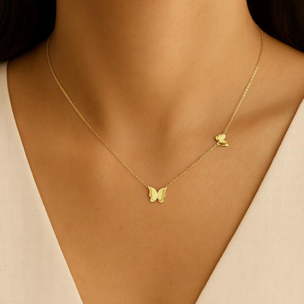 Butterfly Pendant Necklace
