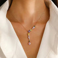 Dangling Crystal Necklace