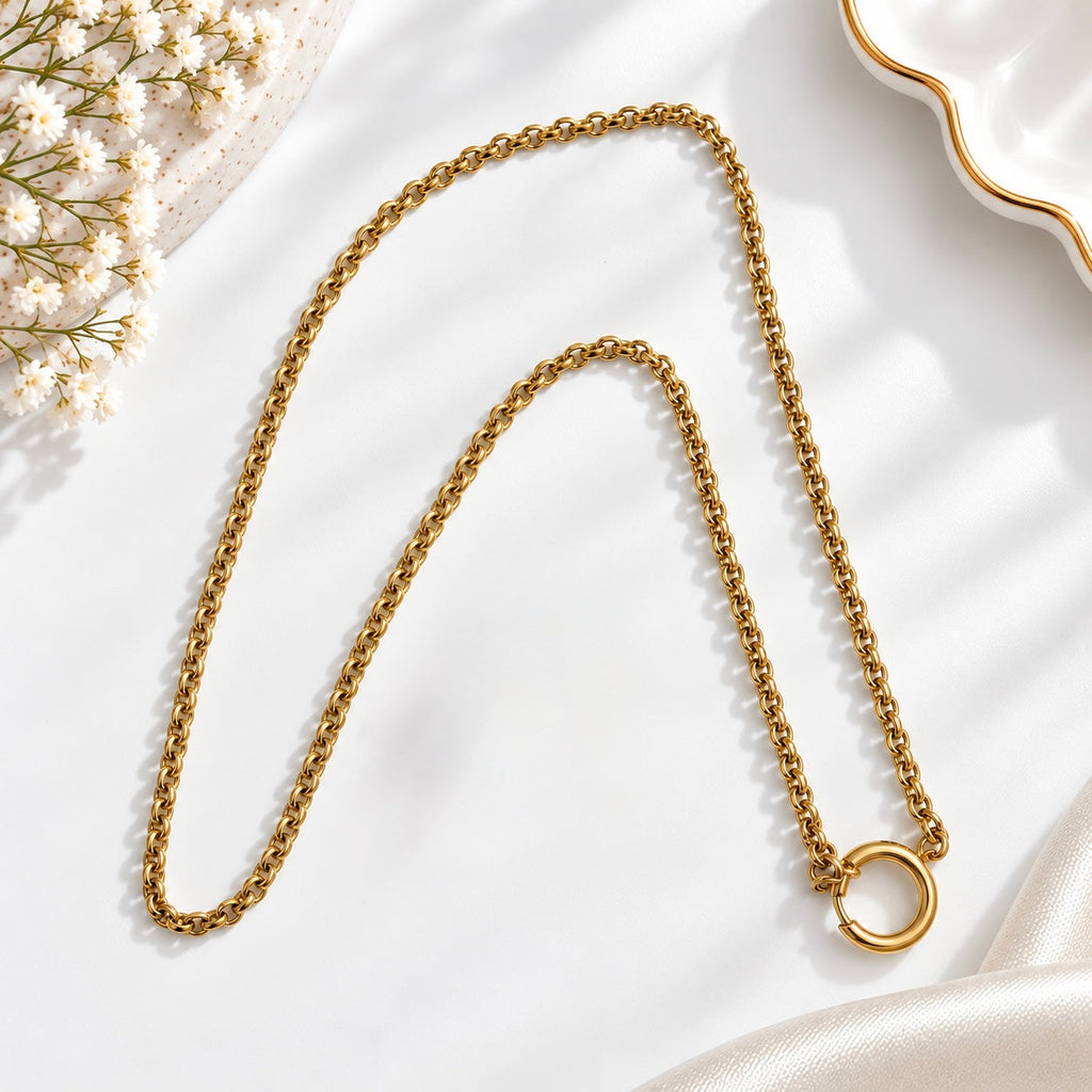 Star Pearl Diamond Multi Charms Necklace