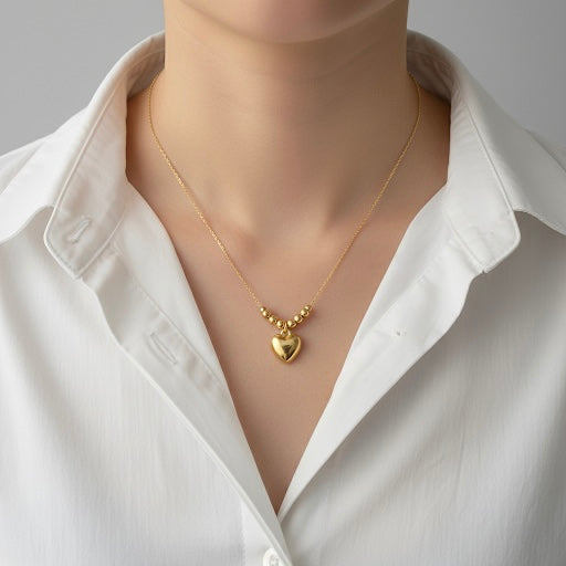 Heart bead Necklace