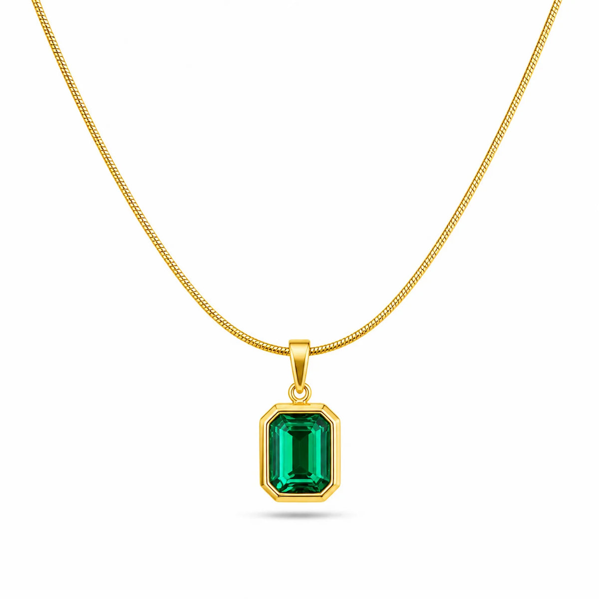Green Charm Necklace
