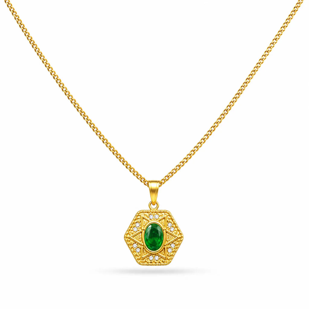 Hexa Star Pendant Necklace