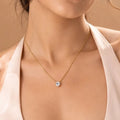 Round Solitaire Necklace