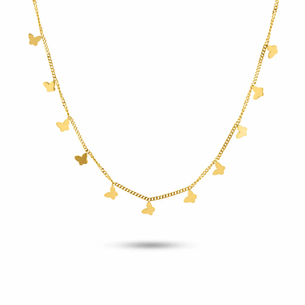 Hanging Butterfly Tanmaniya Necklace