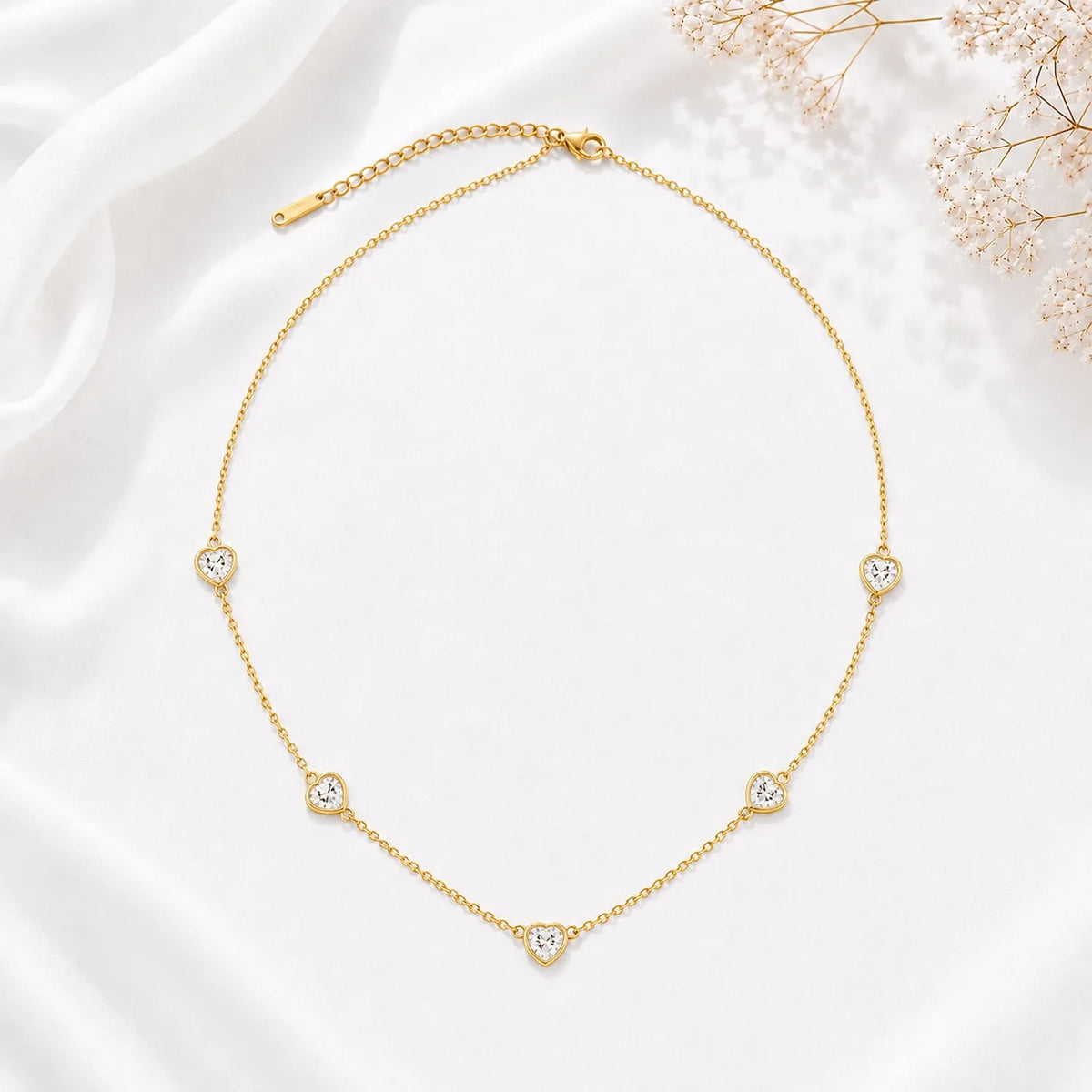 Heart Drop Tanmaniya Necklace