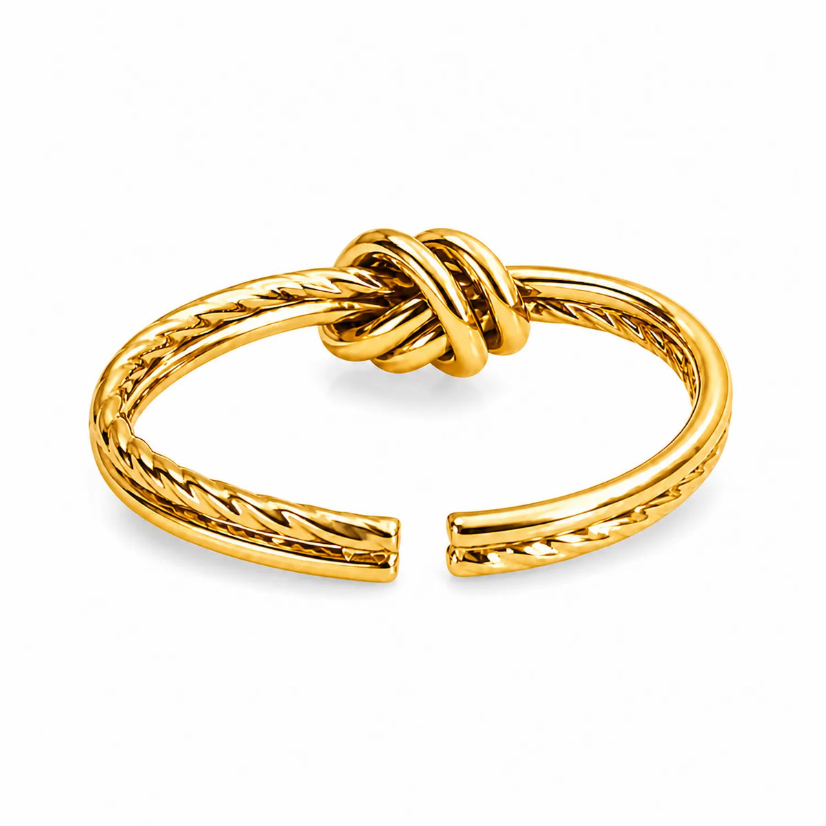 Double Twist Knot Ring