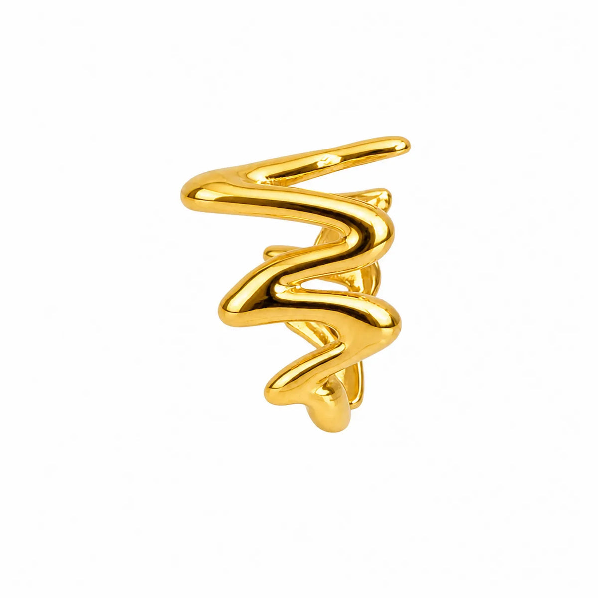 Zigzag Wave Ring