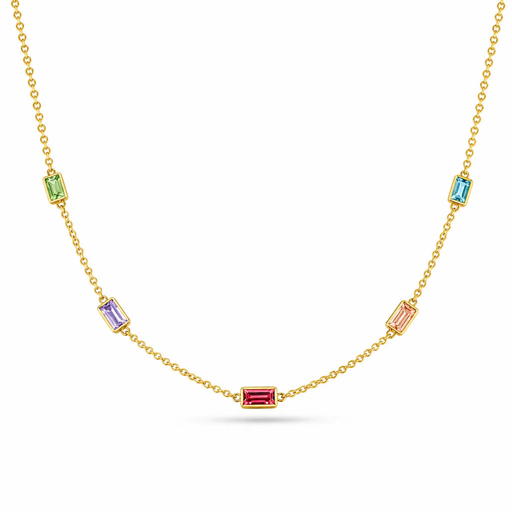 Multi stone Tanmaniya Necklace