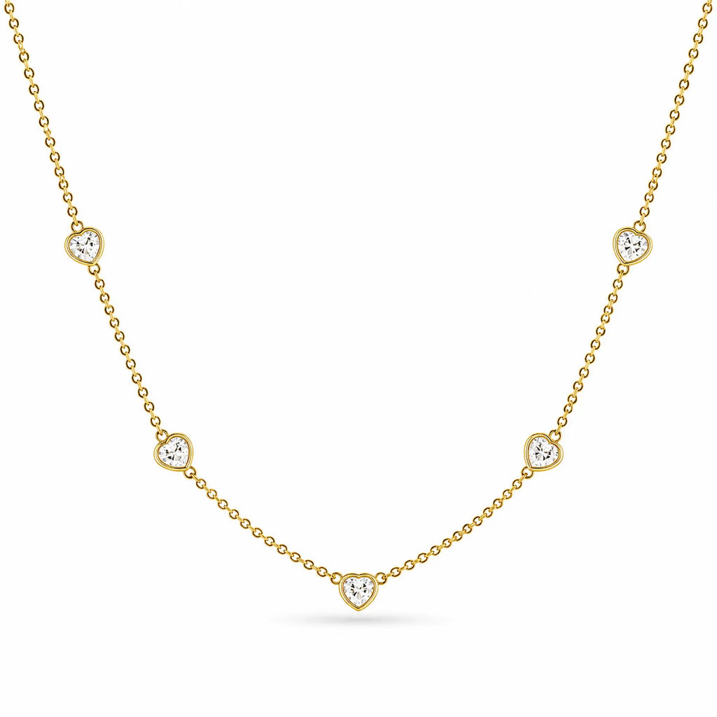 Heart Drop Tanmaniya Necklace