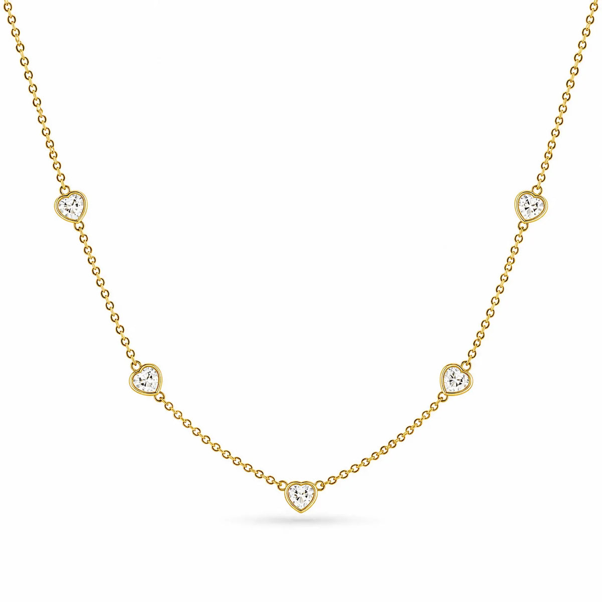 Heart Drop Tanmaniya Necklace
